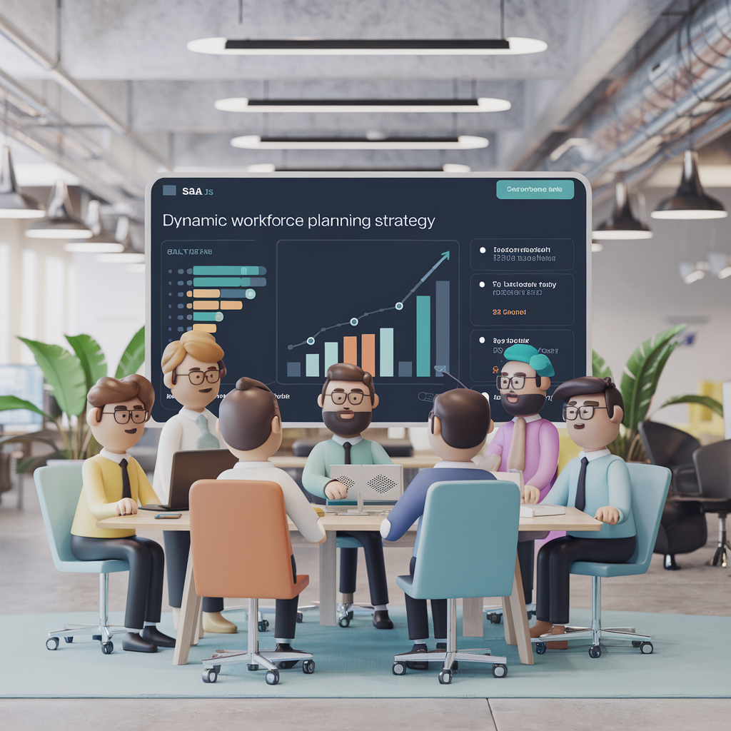 An image illustrating Effective Workforce Planning Strategies for SaaS Companies