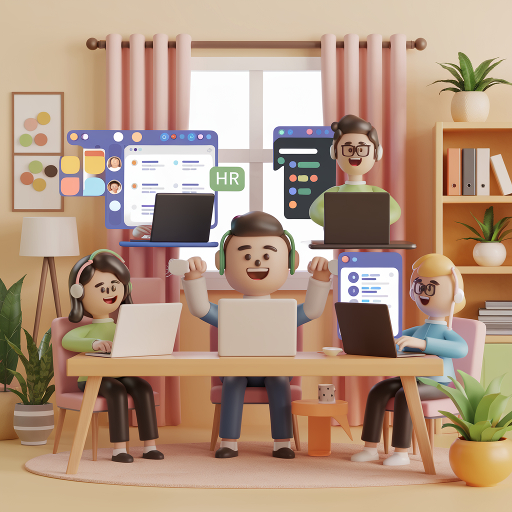 An image illustrating Best Digital HR Platforms for Remote Teams